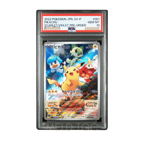 #001 PSA10 Pikachu_ PROMO [001_SV-P](SV-P Promotional cards)