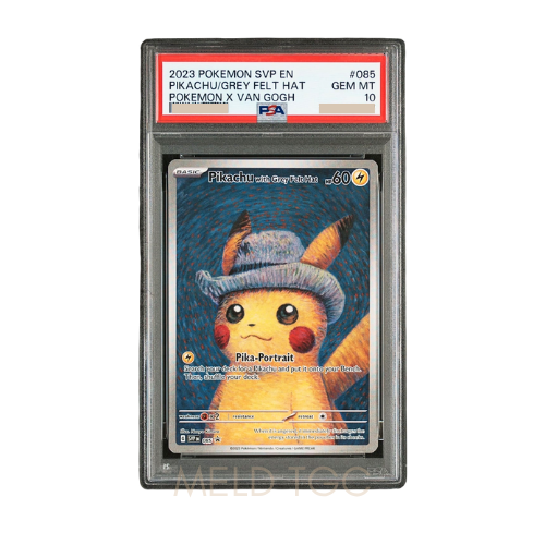 #085 PSA10 Pikachu with Grey Felt Hat_ PROMO [SVP EN 085](SVP EN Promotional cards “Van gogh exhibition” )[English Ver.]