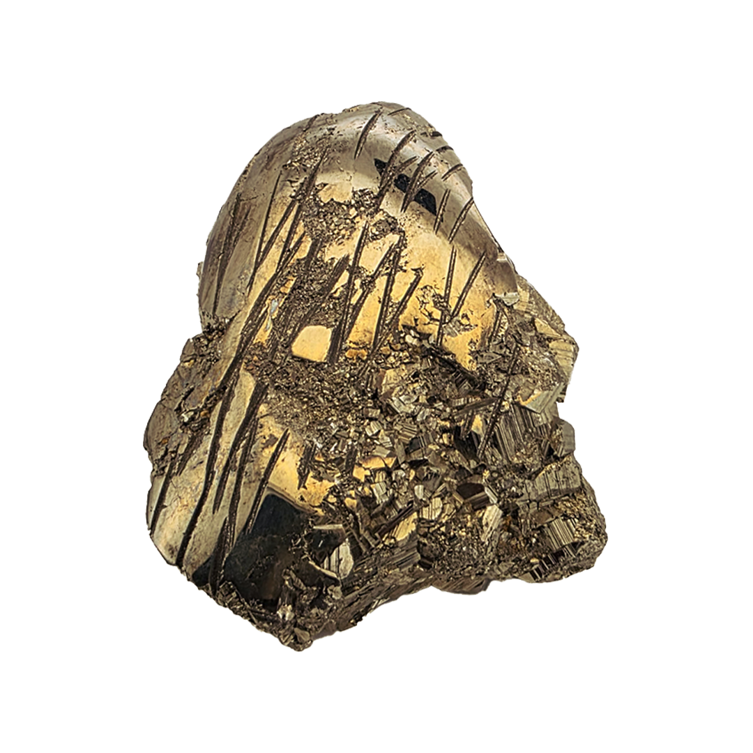 Peruvian Pyrite Eagle Head Carving #1