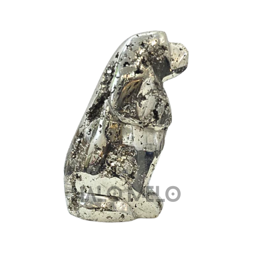 Peruvian Pyrite Dog Carving #17