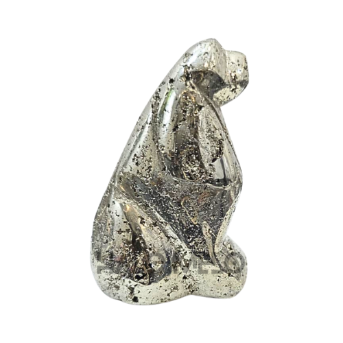 Peruvian Pyrite Dog Carving #20