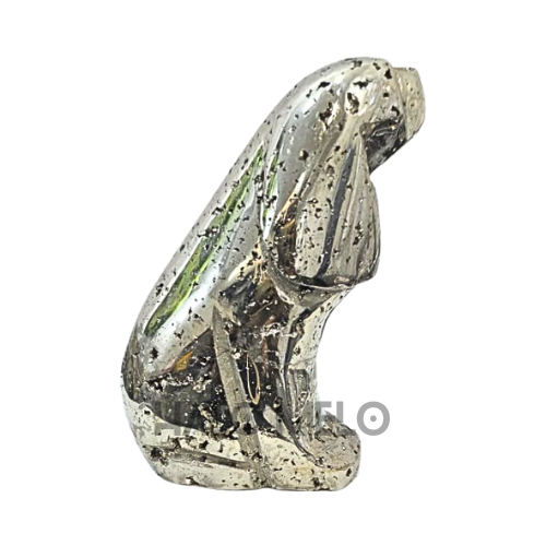 Peruvian Pyrite Dog Carving #23