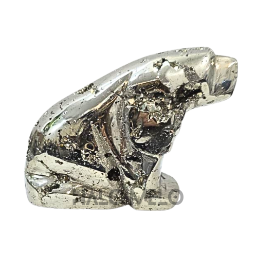 Peruvian Pyrite Dog Carving #24