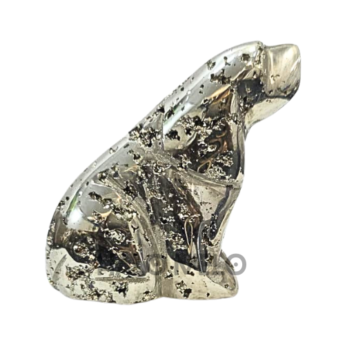 Peruvian Pyrite Dog Carving #27